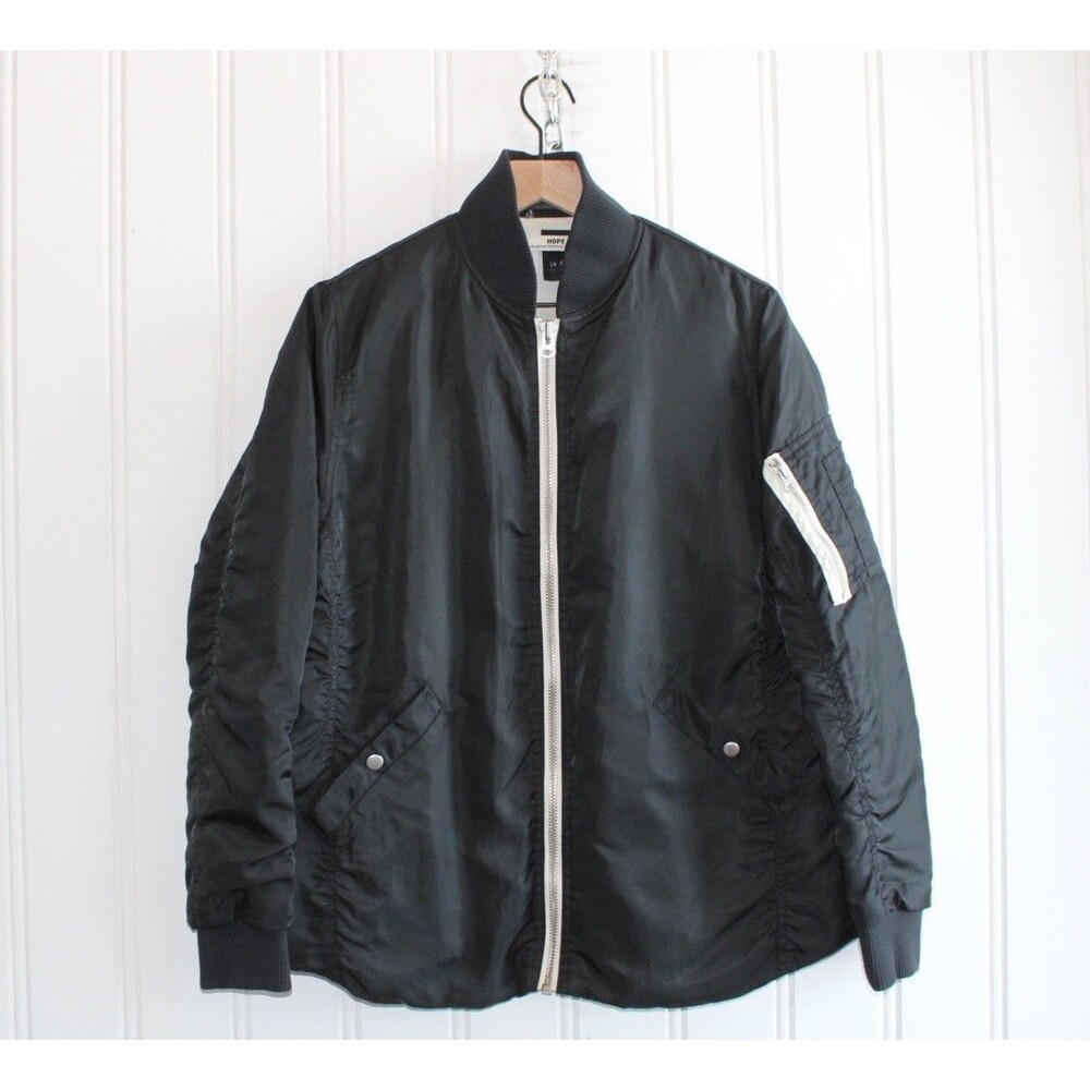 HOPE Ringstrand Söderberg Black Bomber Jacket Men’s M Women’s L‎ Minimalist